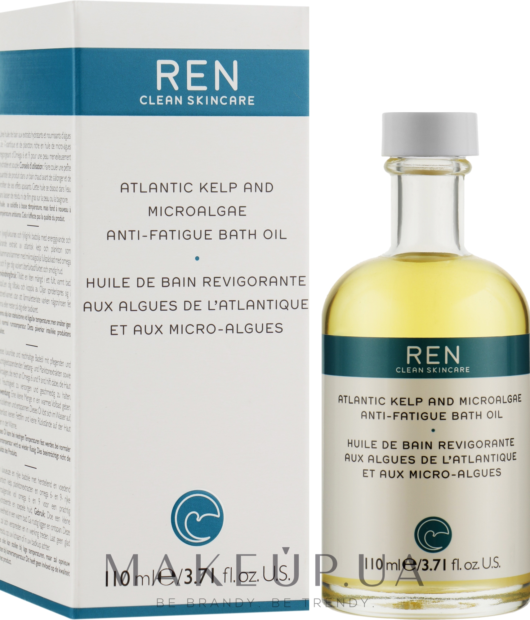 Масло для ванны - Ren Atlantic Kelp and Magnesium Anti-Fatigue Bath Oil — фото 110ml