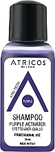 Парфумерія, косметика Шампунь для волосся "Пурпурний активатор" - Atricos Purple Activator No Yellow Effect Shampoo (міні)