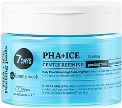 Ніжні очищувальні подушечки-пілінги для обличчя - 7 Days My Beauty Week Gently Refining Peeling Pads — фото N1