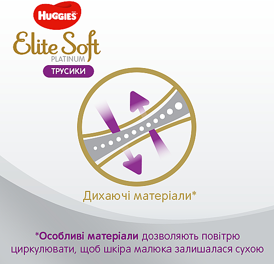 Трусики-підгузки "Elite Soft Platinum" Mega 3 (6-10 кг), 58 шт. - Huggies — фото N10