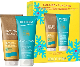 Духи, Парфюмерия, косметика Набор солнцезащитный - Biotherm After Sun Care Gift Set Spf 30 (milk/2x200ml)