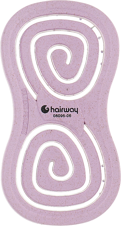 Щітка для волосся масажна, бузкова - Hairway Eco Avena — фото N3