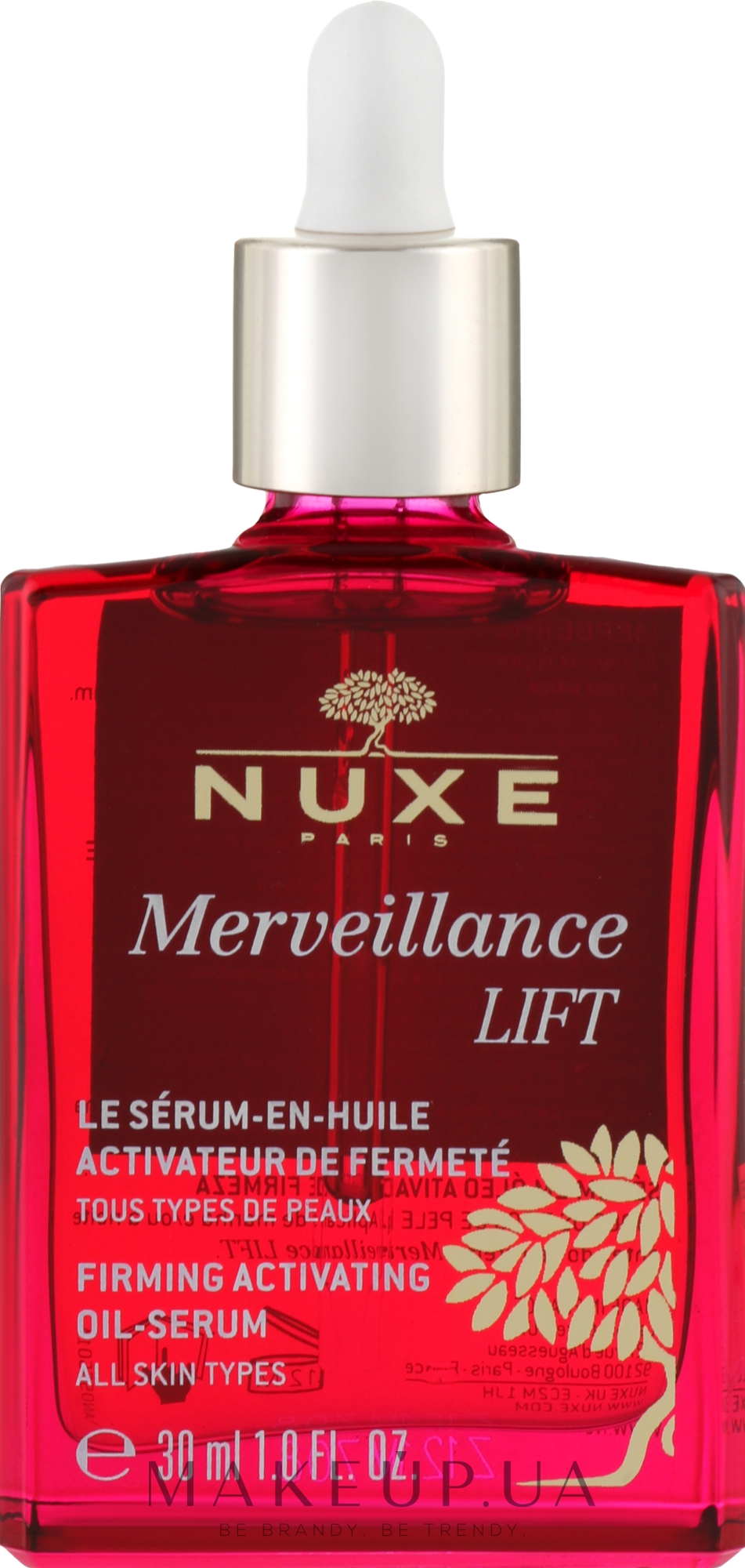 Сироватка-олія для ліфітингу обличчя - Nuxe Merveillance LIFT Firming Activating Oil-Serum — фото 30ml