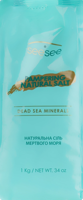 Натуральна сіль Мертвого моря для ванн - SeeSee Dead Sea Natural Salt