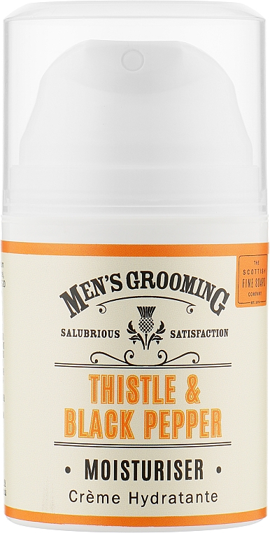 Увлажняющий крем для лица - Scottish Fine Soaps Mens Grooming Thistle & Black Pepper Moisturiser — фото N1