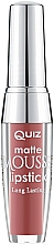 Жидкая матовая помада для губ - Quiz Cosmetics Matte Musse Liquid Lipstick — фото N1