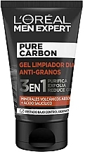 Парфумерія, косметика Гель для щоденного очищення, від прищів - Loreal Paris Pure Carbon Men Expert