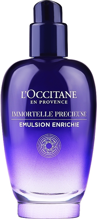 Ультразбагачена емульсія для обличчя високої концентрації "Коштовний безсмертник" - L'occitane Immortelle Précieuse Emulsion Enrichie — фото N2