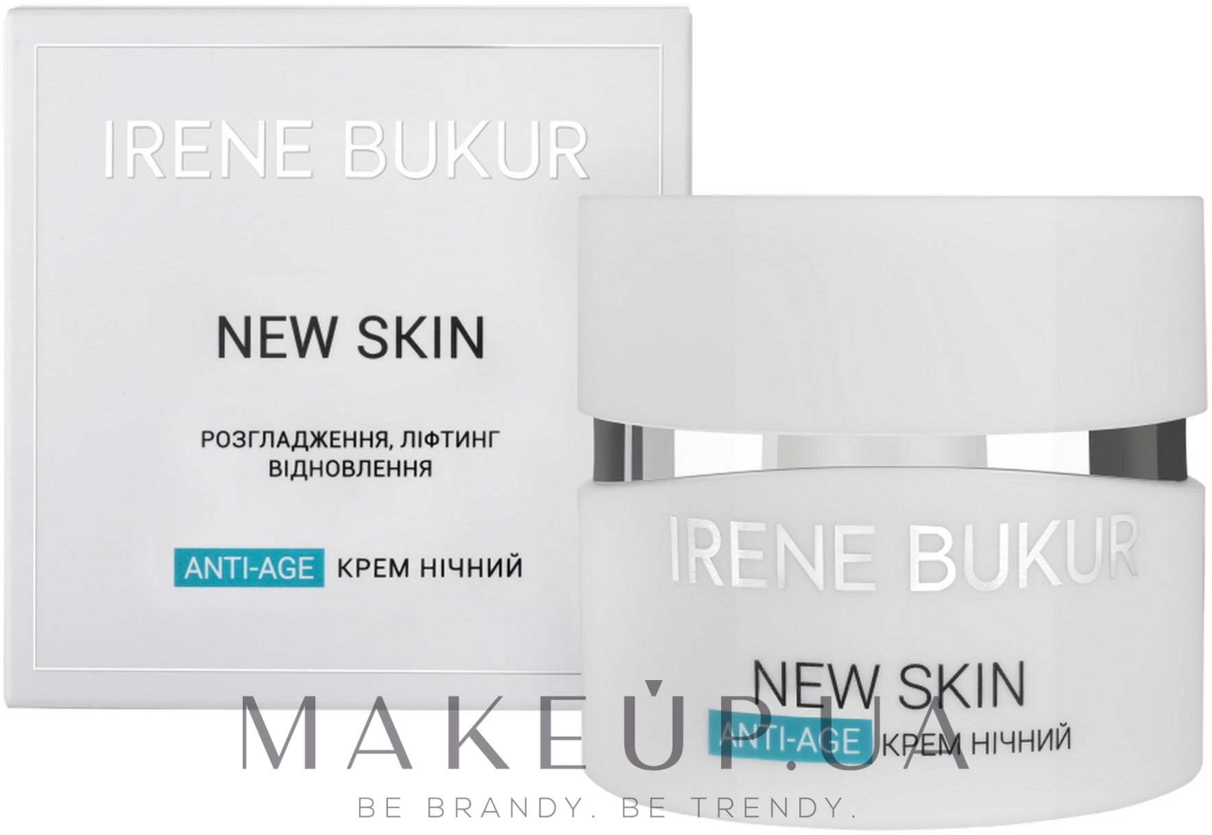 Нічний крем для обличчя - Irene Bukur New Skin Anti-Age Night Cream — фото 45ml