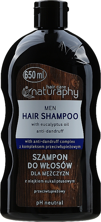 Шампунь против перхоти с маслом эвкалипта для мужчин - Naturaphy Men Hair Shampoo — фото N1