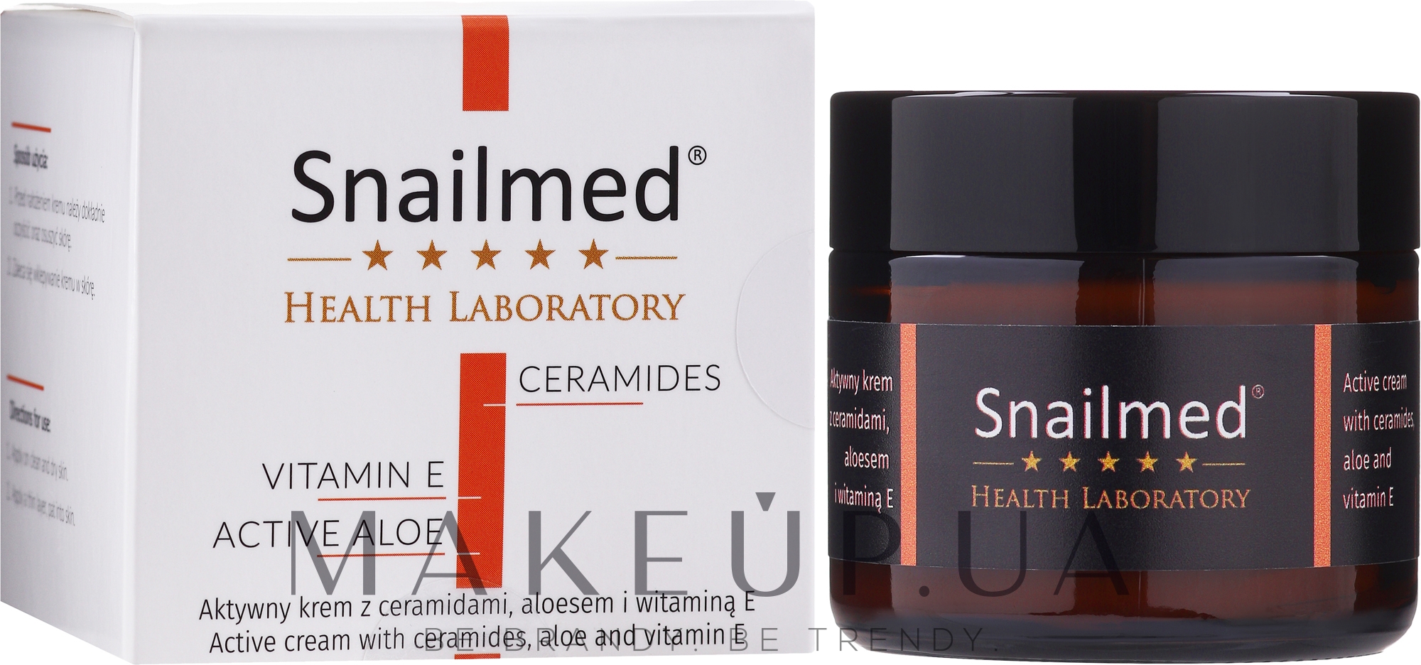 Питательный антивозрастной крем для лица с керамидами - Snailmed Health Laboratory — фото 60ml