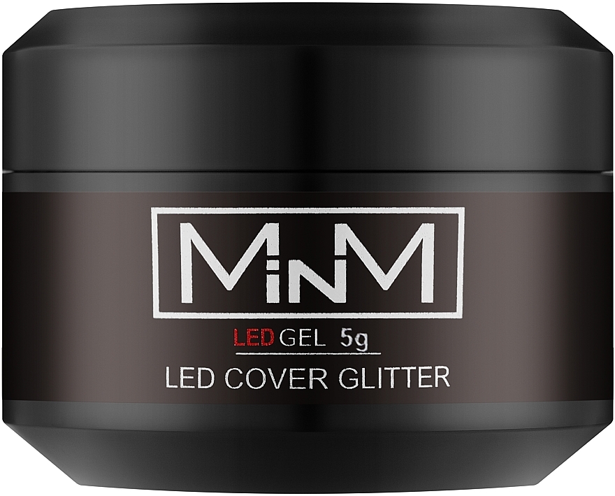 Гель камуфлюючий LED - M-in-M Gel LED Cover Glitter — фото N1