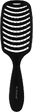 Расческа для волос, черная - HH Simonsen Air Brush Black  — фото N3