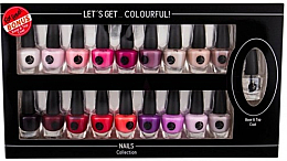 Духи, Парфюмерия, косметика Набор - Cosmetic 2K Let'S Get Colourful! (nail/laquer/19х3,5ml)