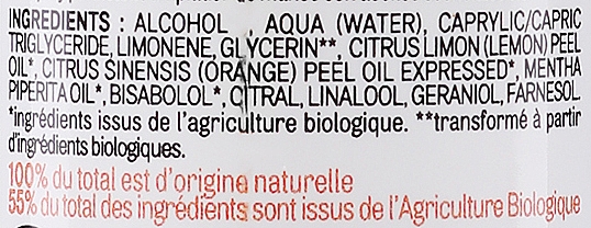 Очищувальний спрей для рук, із лимоном, м'ятою та апельсином - Acorelle Purifying Hand Spray — фото N3