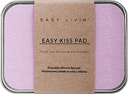 Многоразовая силиконовая маска для губ - Easy Livin Easy Kiss Pad — фото N2