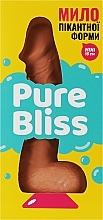Мило пікантної форми із присоскою, коричневе - Pure Bliss Mini Brown — фото N2
