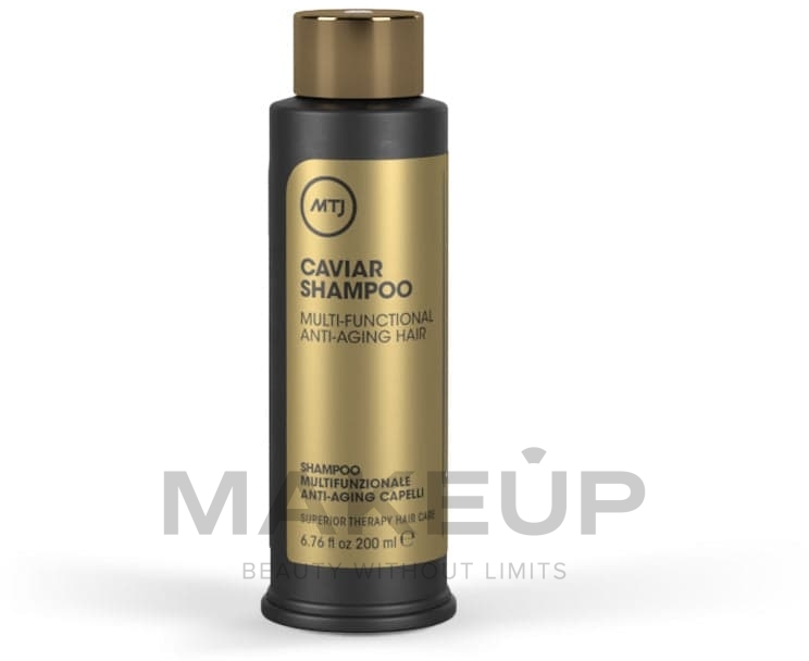 Многофункциональный антиоксидантный лечебный шампунь - MTJ Cosmetics Caviar Shampoo — фото 200ml