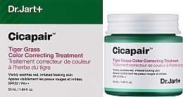 Корректирующий крем для лица - Dr. Jart+ Cicapair Tiger Grass Color Correcting Treatment SPF22 PA++ — фото N2