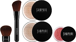 Парфумерія, косметика Набір, 5 продуктів - Sampure Minerals Picture Perfect Makeup Set Tan
