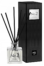 Аромадиффузор "Амбра и цветок пачули" - Bispol Premium No2 Reed Diffuser — фото N1