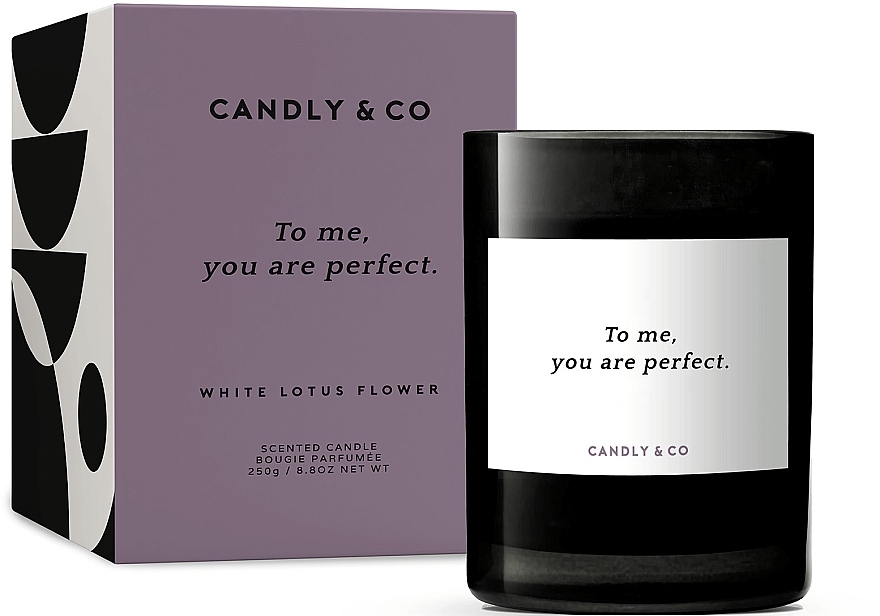 Ароматическая свеча - Candly&Co No.8 To Me, You Are Perfect. Scented Candle — фото N1