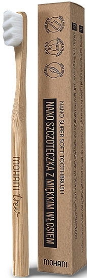 Бамбукова зубна щітка - Mohani Bamboo Nano Toothbrush — фото N1