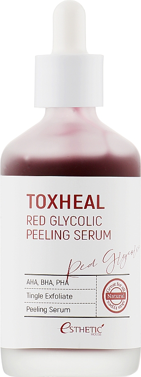 Пилинг-сыворотка для лица - Esthetic House Toxheal Red Glycolic Peeling Serum — фото N1