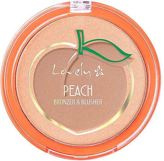 Палетка для лица - Lovely Peach Bronzer And Blusher — фото N1