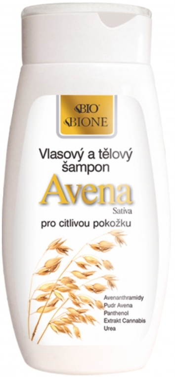 Шампунь для тіла і волосся - Bione Cosmetics Avena Sativa Hair and Body Shampoo — фото N1