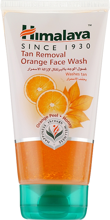 Гель для вмивання - Himalaya Herbals Tan Removal Orange Face Wash — фото N1