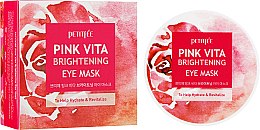 Духи, Парфюмерия, косметика Осветляющие патчи под глаза на основе эссенции розовой воды - Petitfee&Koelf Pink Vita Brightening Eye Mask