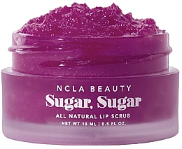 Скраб для губ "Черешня" - NCLA Beauty Sugar, Sugar Black Cherry Lip Scrub — фото N1