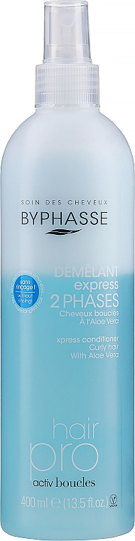 Спрей для кучерявого волосся - Byphasse Express 2 Phases Activ Boucles Curly Hair — фото N1