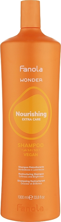 Шампунь для интенсивного увлажнения сухих волос - Fanola Wonder Nourishing Shampoo — фото N2