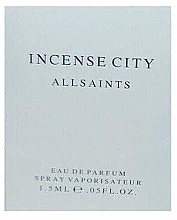 Духи, Парфюмерия, косметика Allsaints Incense City - Парфюмированная вода (пробник)