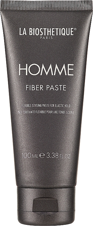 Паста-тянучка для волос с атласным блеском - La Biosthetique Homme Fiber Paste — фото N1
