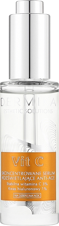 Освітлювальна сироватка для обличчя - Dermika Esthetic Solutions Vit C Serum — фото N1