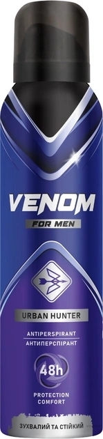 Дезодарант-антиперспірант - Venom For Men Urban Hunter — фото 150ml