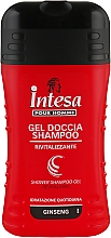 Шампунь-гель для душа c экстрактом женьшеня - Intesa Classic Black Shower Shampoo Gel Revitalizing — фото N1