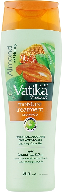 УЦЕНКА Увлажняющий шампунь для волос - Dabur Vatika Naturals Nourish & Protect Shampoo * — фото N3