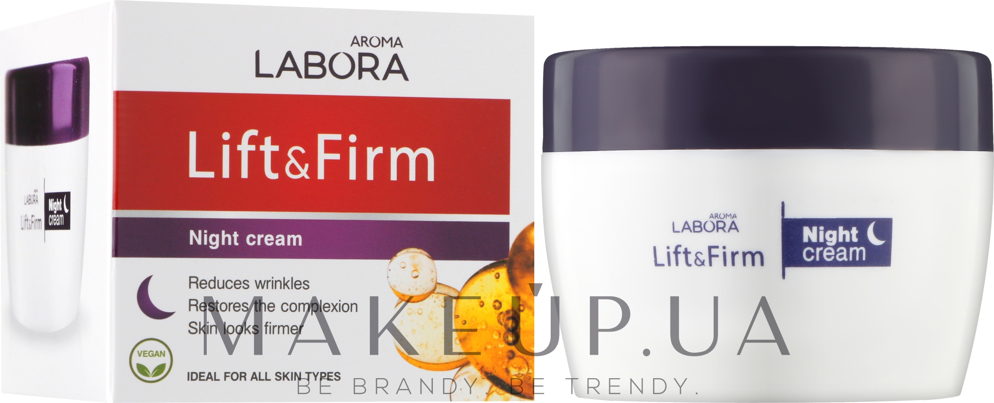 Нічний крем для обличчя - Aroma Labora Lift&Firm Night Cream — фото 50ml