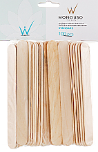 Духи, Парфюмерия, косметика УЦЕНКА Шпатель для депиляции - ItalWax Wooden Waxing Spatulas Standard *