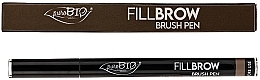 Кисть-ручка для бровей - PuroBio Cosmetics Fillbrow Brush Pen — фото N1