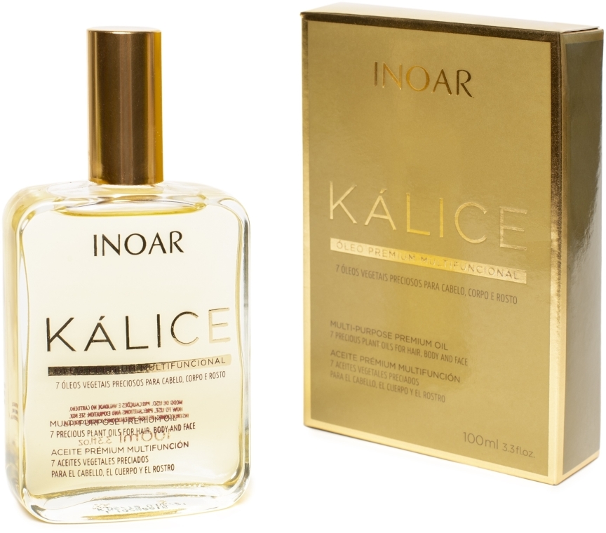 Парфюмированное масло для тела и для волос - Inoar Kalice Oil — фото N2