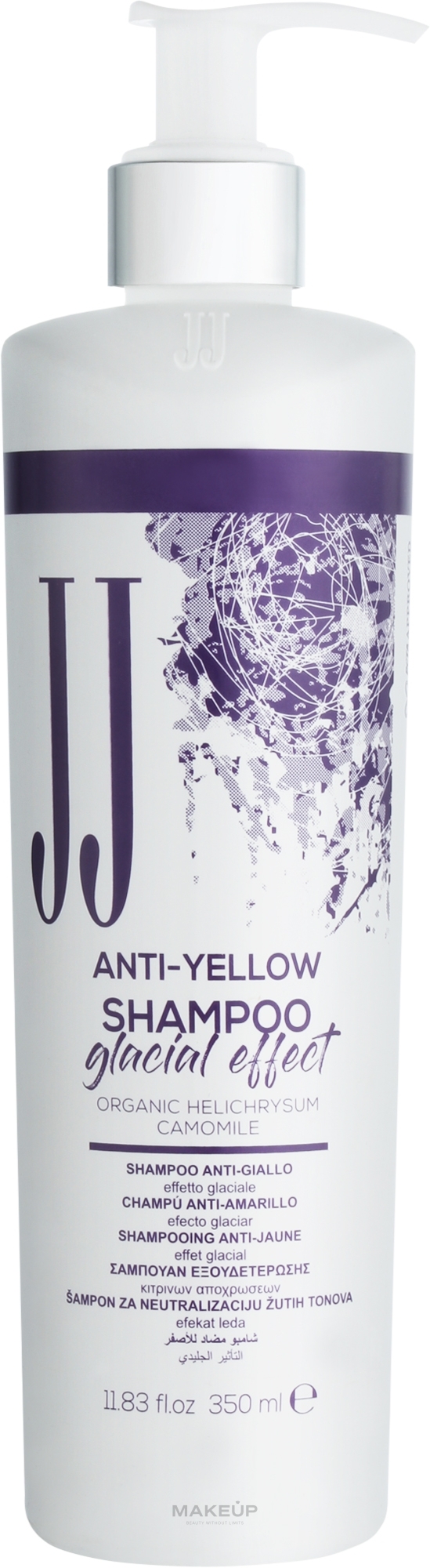 Шампунь от желтизны волос "Ледяной эффект" - JJ Anti-Yellow Shampoo Glacial Effect — фото 350ml