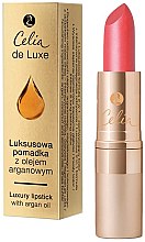 Парфумерія, косметика Помада для губ - Celia De Luxe Luxury Lipstick With Argan Oil Long-Lasting Colour Moisturizing