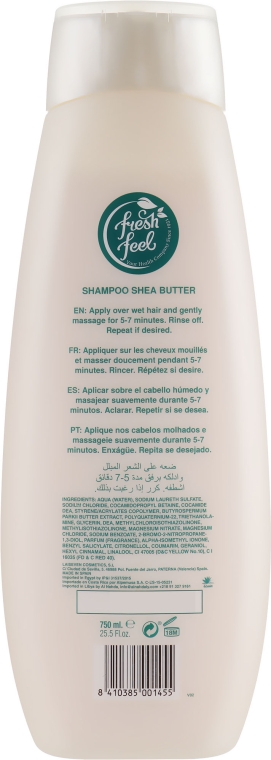 Шампунь для волосся "Масло ши" - Fresh Feel Shea Butter Shampoo — фото N2