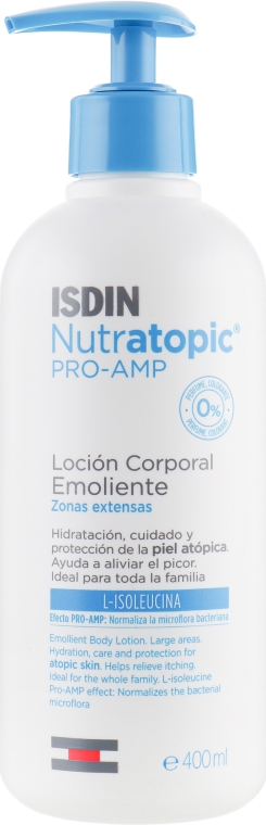Успокаивающий лосьон для тела - Isdin Nutratopic Pro-AMP Lotion