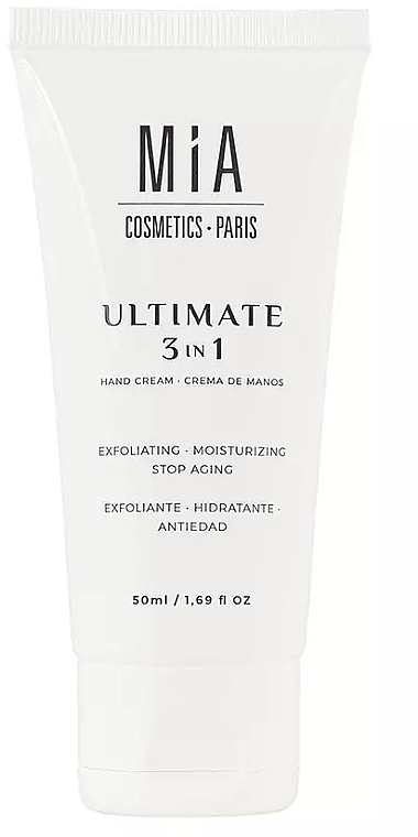 Крем для рук 3 в 1 - Mia Cosmetics Paris Ultimate 3 In 1 Hand Cream — фото N1